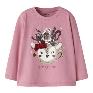 Name It - NMF REPOLER LS NREG TOP, Wild Rose