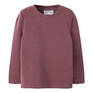 Name It - NMF NOLEO LS TOP, Wild Ginger