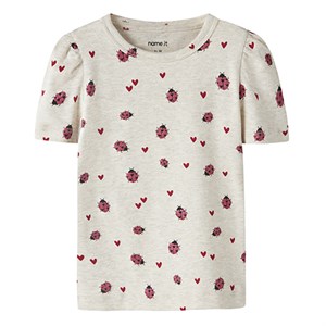 Name It - NMF Haline SS XSL Top, Peyote Melange