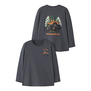 Name It - NMM VELIX LS NREG T-SHIRT T-REX, Ombre Blue