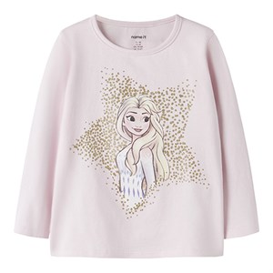 Name It -  NMF SOMA FROZEN LS NREG TOP WDI, Cradle Pink