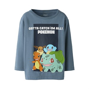 Name It - NMM SOUTH POKEMON LS NREG TOP NOOS BFU, Blue Mirage