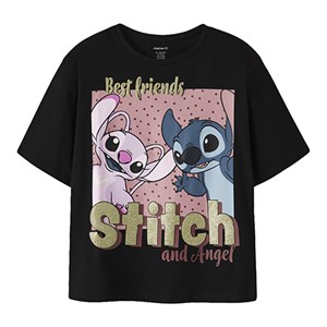 Name It - NKF ADARA STITCH SS NREG TOP BOX NOOS WDI, Black