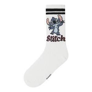 Name It -  NKF ADIS STITCH TENNIS SOCK WDI, Bright White/Black