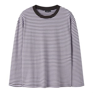 LMTD -  NLF NILAN LS RLX TOP, Pastel Lilac/Black Coffee
