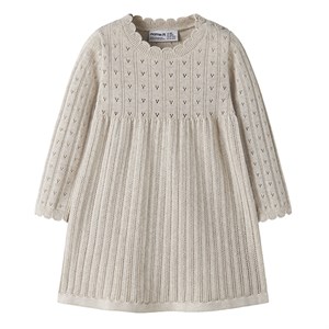 Name It - NBF OXENIA LS KNIT DRESS, Peyote Melange