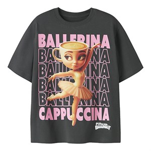 Name It - NKF AIDA ITALIAN BRAINROT SS NREG TOP, Black Oyster