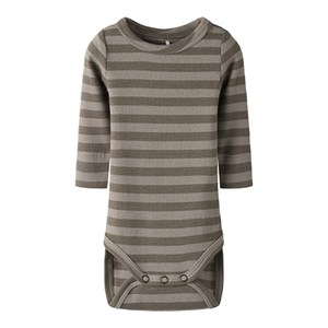 Name It - NBN BANIO LS BODY NOOS, Morel Stripes Satellite