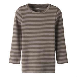 Name It - NMN BANIO LS XSL TOP NOOS, Morel Stripes Satellite