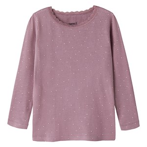 Name It - NMF LARDIA LS SLIM TOP, Lilas