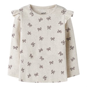 Name It - NMF RULIES LS SLIM TOP, Peyote Melange