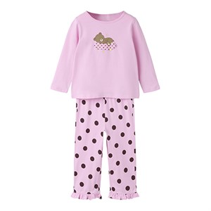 Name It - NMF RANIQ NIGHT SET, Full Blooming Pink