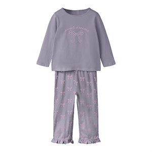 Name It - NMF RANIQ NIGHT SET, Lavender Gray