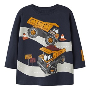 Name It - NMM NIAL TONKA LS NREG TOP CPLG, Navy Blazer