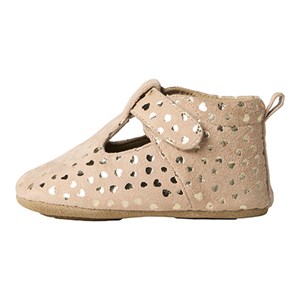 Name it - NBF REA BABY SHOE IN SUEDE T-STRAP VELCRO, Rose Smoke