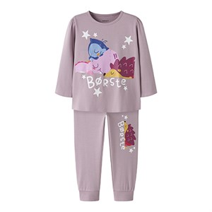 Name It - NMF ABA BORSTE LS NIGHTSET DR, Mauve Shadow