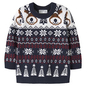 Name It - NMN RISMAS LS KNIT COT, Navy Blazer