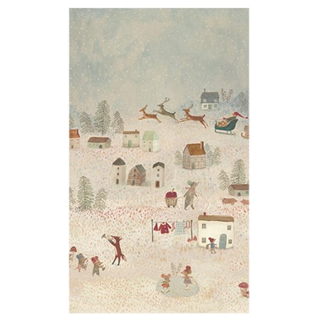 Maileg - Gavepapir Santa Is Coming, 10 m