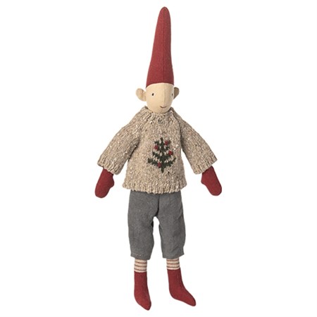Maileg - Nisse Str. 2, Dreng Med Strikket Sweater