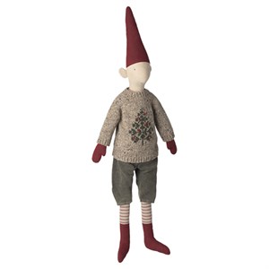 Maileg - Nisse Str. 5, Dreng Med Strikket Sweater