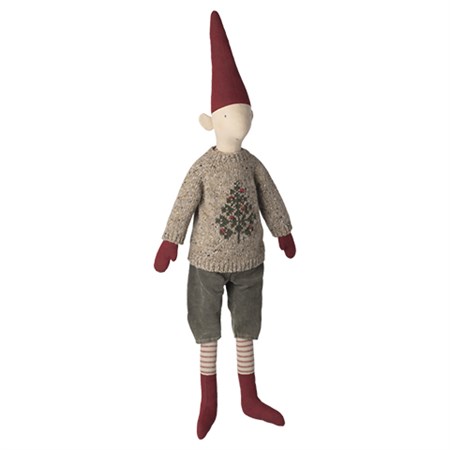 Maileg - Nisse Str. 5, Dreng Med Strikket Sweater