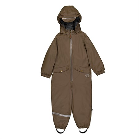 Mikk-Line - PU Snow Suit / Flyverdragt, Chocolate Chip