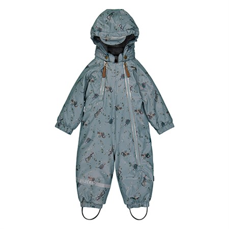 Mikk-Line - PU Flyverdragt / Snowsuit 2 Zip Recycled, Lead