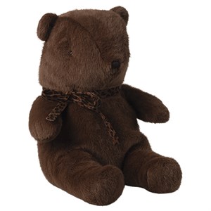 Maileg - Bamse, plys, Medium - Mørk brun