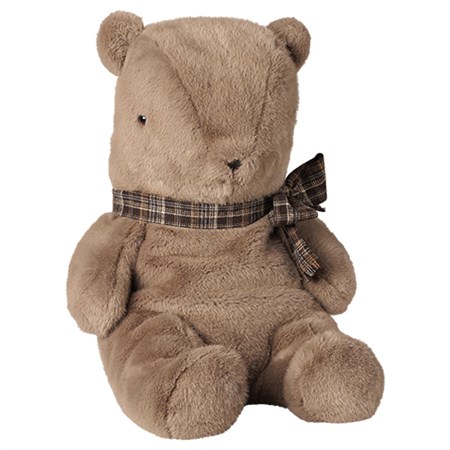 Maileg - Teddy plush bamse, Stor - Mørk mushroom