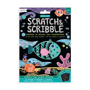 OOLY - Scratch & Scribble Mini, Friendly Fish