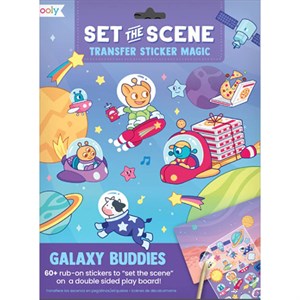 OOLY - Set the Scene Transfer Stickers, Galaxy Buddies