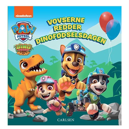Forlaget Carlsen - Paw Patrol - Vovserne Redder Dinofødselsdagen