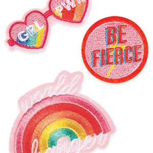 OOLY - Patch 'em Iron-On Patches - GRL PWR