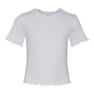 PIECES KIDS - Anna Kort T-shirt SS, Bright White