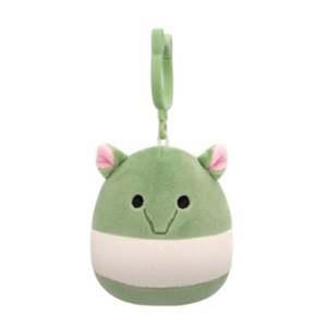 Squishmallows - Nøglering 9 cm Med Clips - Gerald Tapir