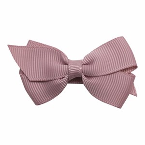 Little Wonders - Viola Sløjfe 6 cm flad - Grosgrain, Støvet Rosa