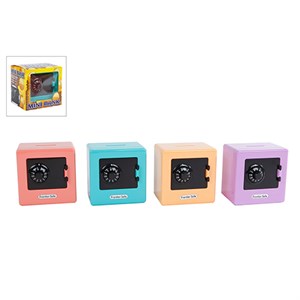 FUNHOUSE - Money Safe With Secret Code 9cm. 4 asst.