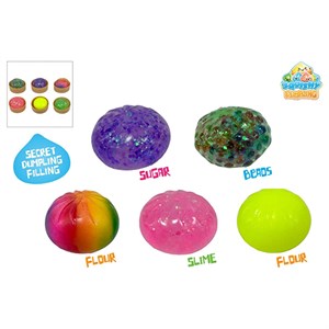 FUNHOUSE - Kawaii Secret Filling Mix Dumplings 6cm. Asst. In Steamer Basket. CDU