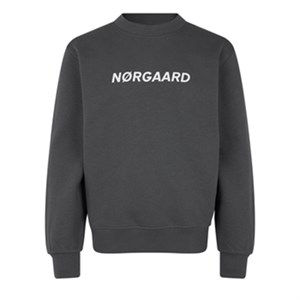 Mads Nørgaard - Organic Sweat Solo Sweatshirt, Asphalt