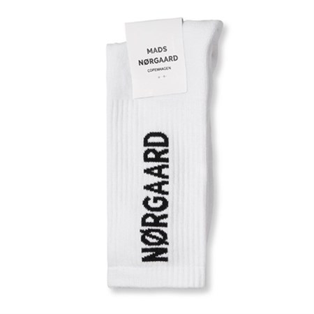 Mads Nørgaard - Cotton Tennis MN Classic Sock, White