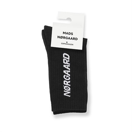 Mads Nørgaard - Cotton Tennis MN Classic Sock, Black