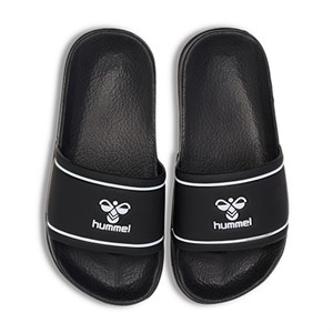 Hummel - Pool Slide Jr. / Badesandal, Black/White