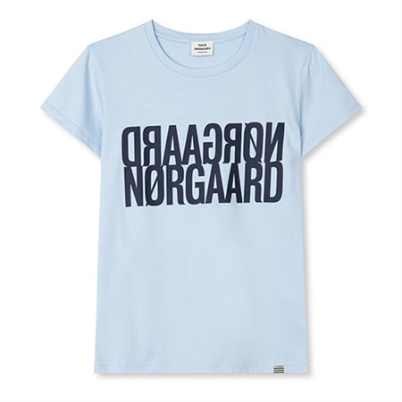 Mads Nørgaard - Single Organic Tuvina Tee, Cashmere Blue