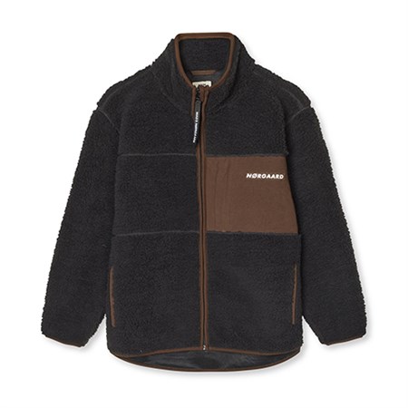 Mads Nørgaard - Teddy Fleece Jeffo Jacket, Jet Black