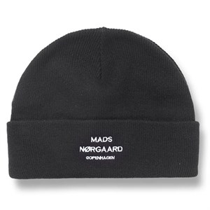 Mads Nørgaard - Isak Logo Ambas Beanie, Black