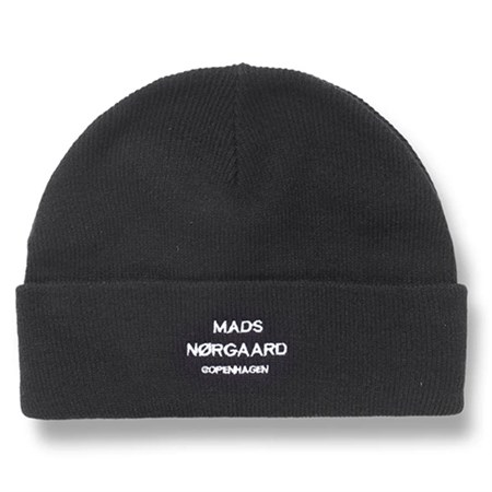Mads Nørgaard - Isak Logo Ambas Beanie, Black