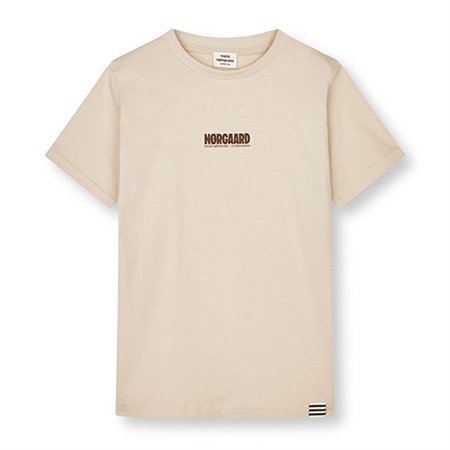 Mads Nørgaard - Printed Logo Thorlino Tee, Rainy Day