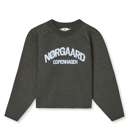 Mads Nørgaard - Mix Sweat Alia Sweatshirt, Charcoal Melange