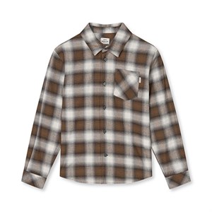 Mads Nørgaard - Flannel Check Svano Shirt, Cocoa CH 