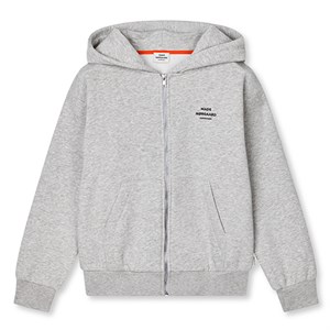 Mads Nørgaard - Mix Sweat N Sonan Zip Hoodie, Grey Melange